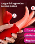 rose tongue vibrator 10 tongue licking modes