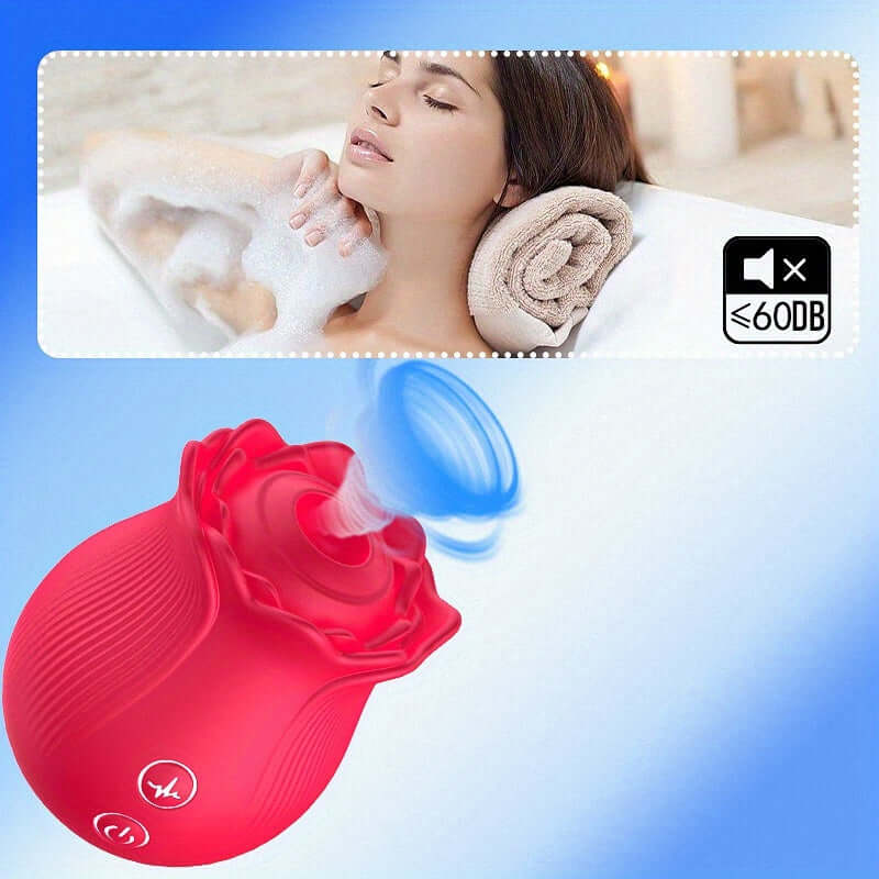 Rose Toy Sucking Vibrator - 12-frequency sucking function RoseZoe Rose Toy Sucking Vibrator - 12-frequency sucking function RoseZoe