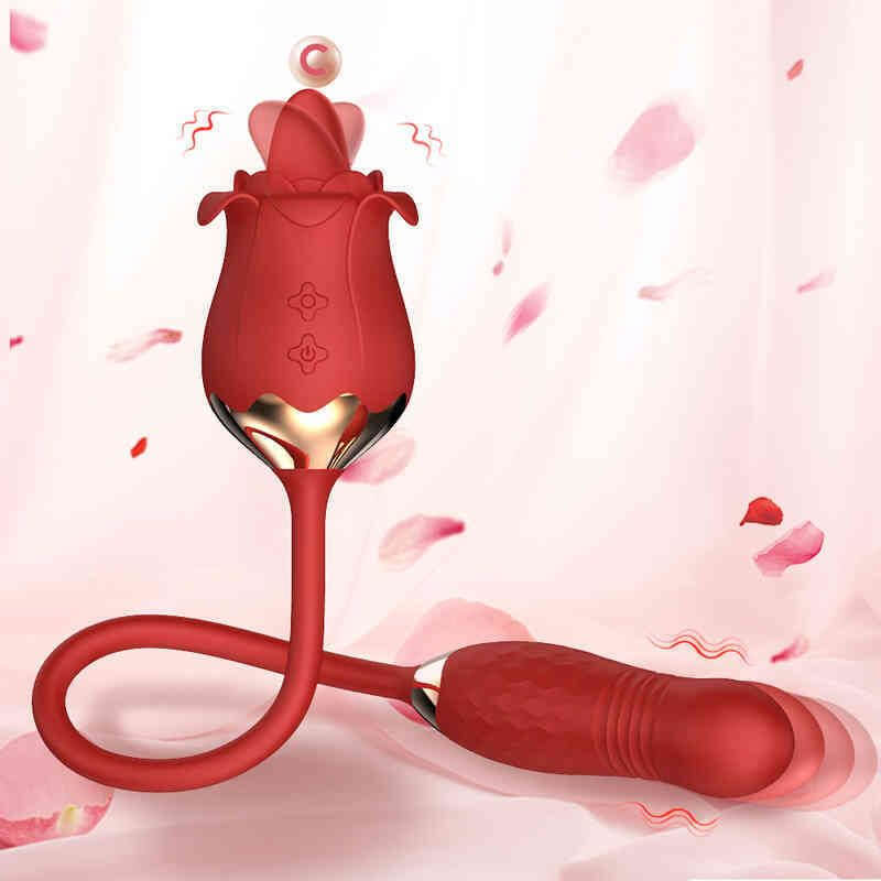 Rose Toy With Dildo Vibrator