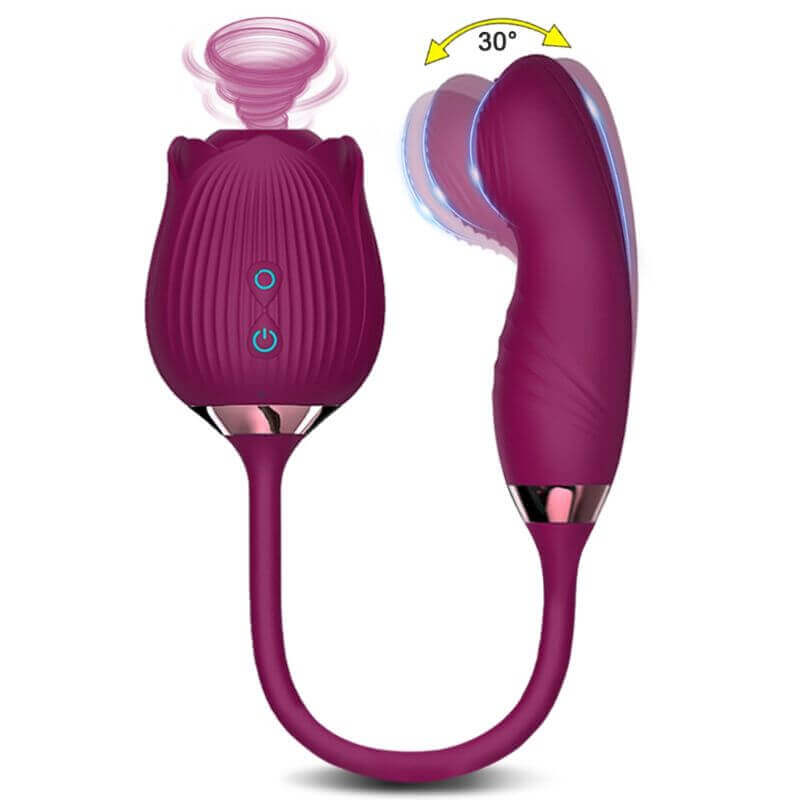 Rose toy with Dildo Extension: A Multi-Functional Delight