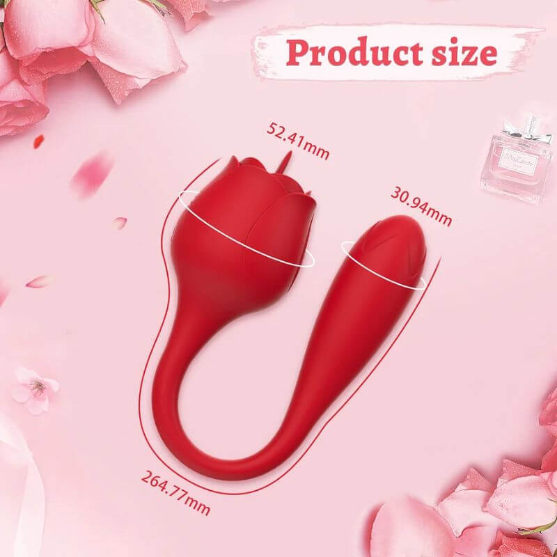 rose vibrator toy Product size