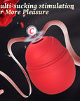 sex toy rose 5 Sucking Vibration Modes Body Safe Silicone