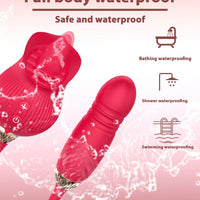 the rose adult toy full body waterproof