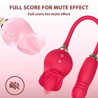 the rose adult toy silicone material safe and hygienic