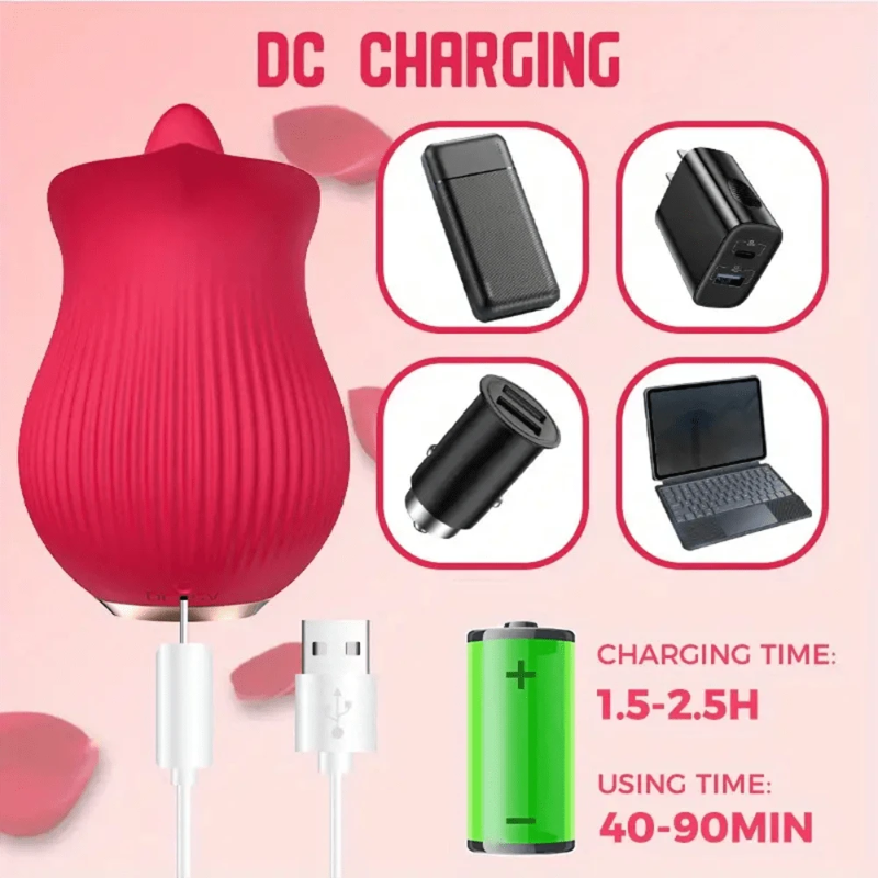 the rose sex toy DC CHARGING