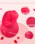 the rose sex toy Full body silicone material