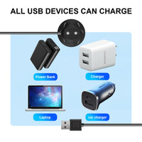 Black Rose Toy Charger - Magnetic USB Charging Dock Station - 2.6Ft