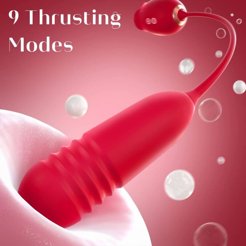 Love Flower Rose Toy 9 Thrusting Modes