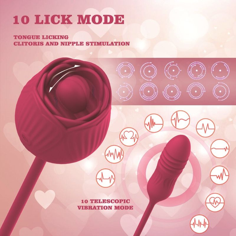Rose Toy Extendo 10 lick modes