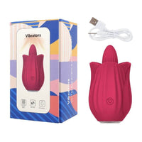 Rose Toy Thick Tongue Vibrator