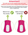 Compatibility guide for the same-pole charging cable: suitable for iron contacts, not magnetic charging heads