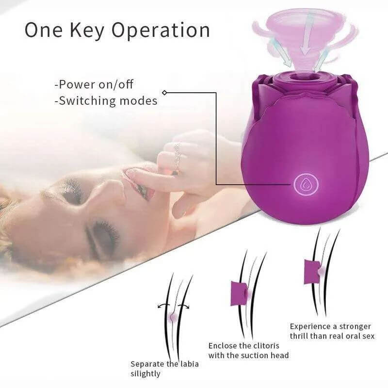 purple rose toy key operation