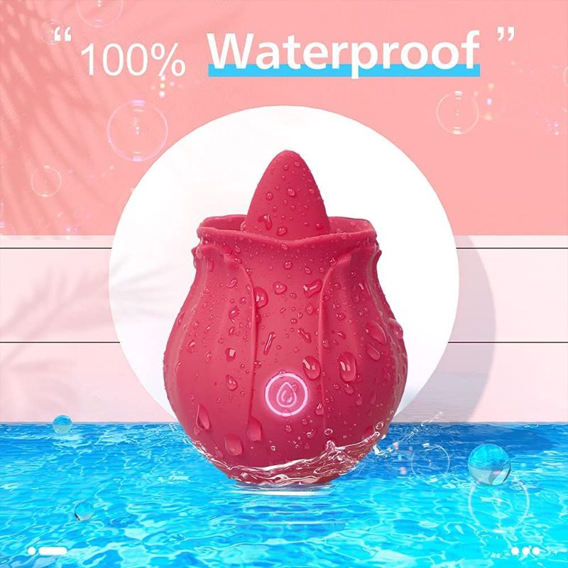100% waterproof rosebud vibrator