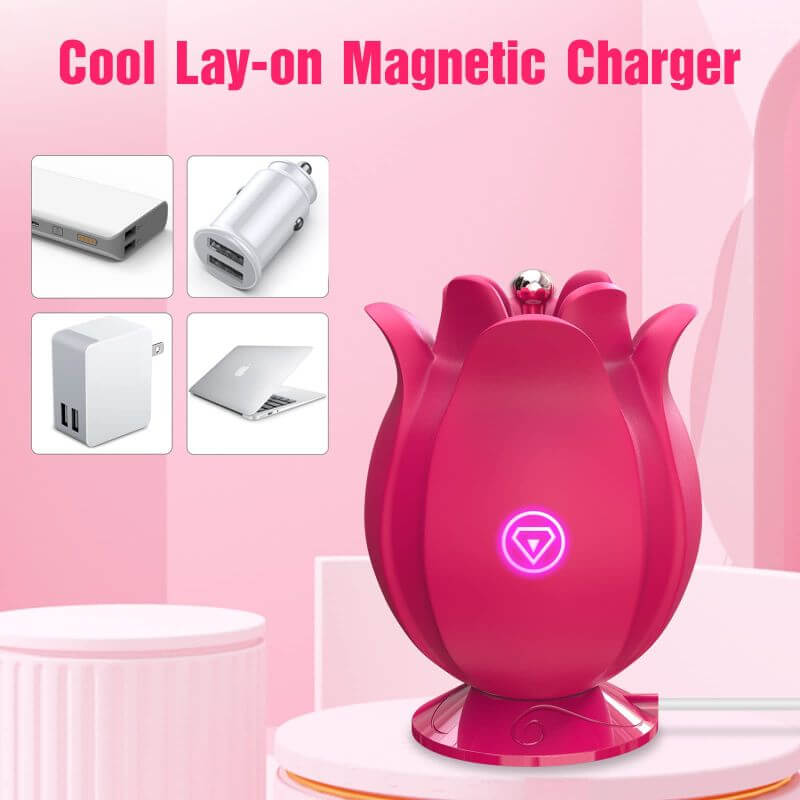 rose massager magnetic charger