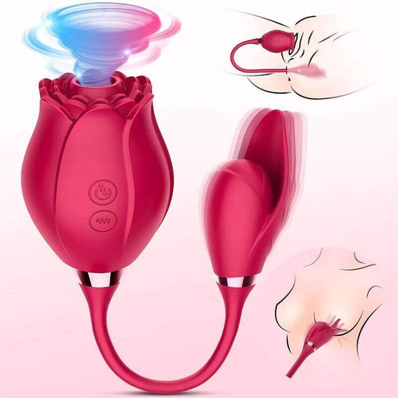 Rose Toy Deluxe | 10 Suction Modes and 10 Vibrating Patterns RoseZoe Rose Toy Deluxe | 10 Suction Modes and 10 Vibrating Patterns RoseZoe