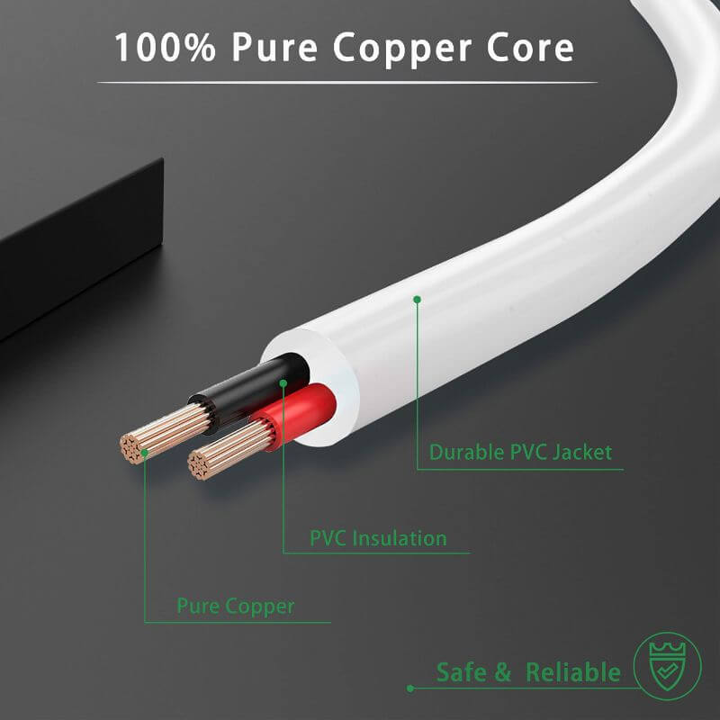 Rose Charger Durable PVC Jacket PVC Insulation Pure Copper