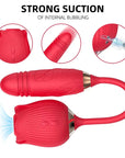 Rose Toy Extendo Sucking version illustration showing open flower head, connected ribbed arm and magnetic charging contacts