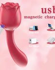Rose Wand Sex Toy USB Charging
